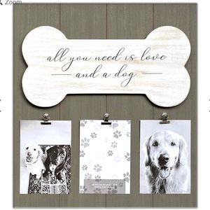 Love and Dog Hanging Display Frame